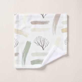 Conjunto De Toalhas Cozy  Minimal Winter Aesthetic Pattern  