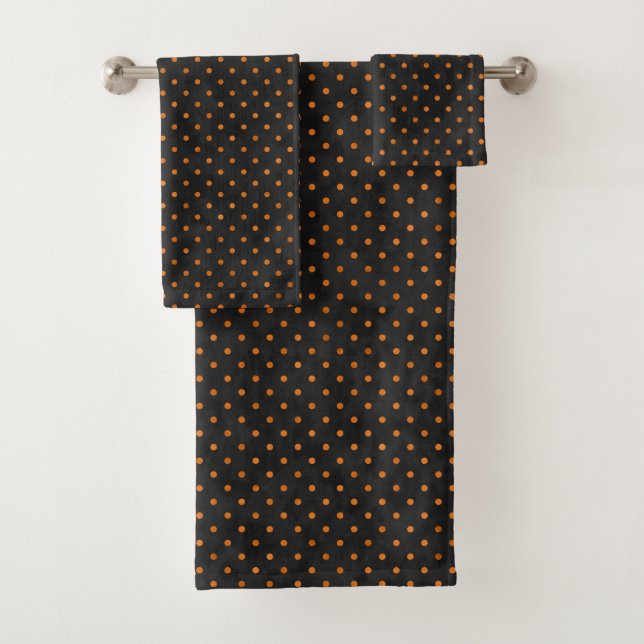 Conjunto De Toalhas Crânios Laranja e Série de Girassóis Design 10 (Insitu)
