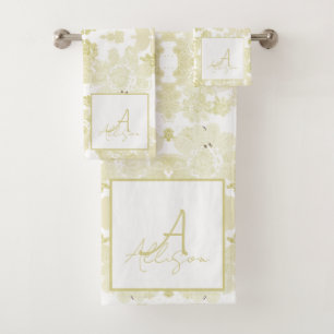 Conjunto De Toalhas Creme de Chique semelhante a rendas