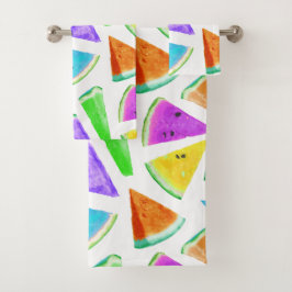 Conjunto De Toalhas Criação de Padrão de Melancia 6