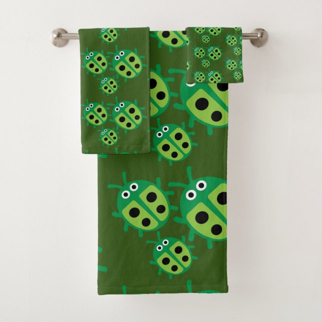Conjunto De Toalhas Crianças, ladybird Ladybug (Insitu)