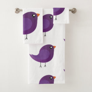 Conjunto De Toalhas Crianças, passarinho fofo