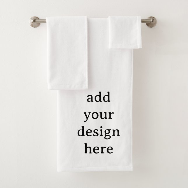 Conjunto De Toalhas Crie seu próprio simples personalizado (Insitu)