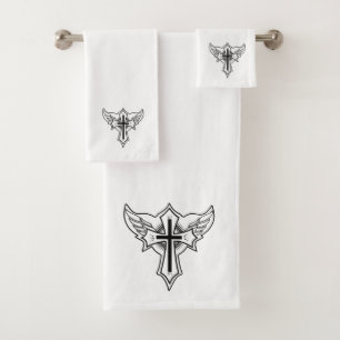Conjunto De Toalhas Cruz cristã