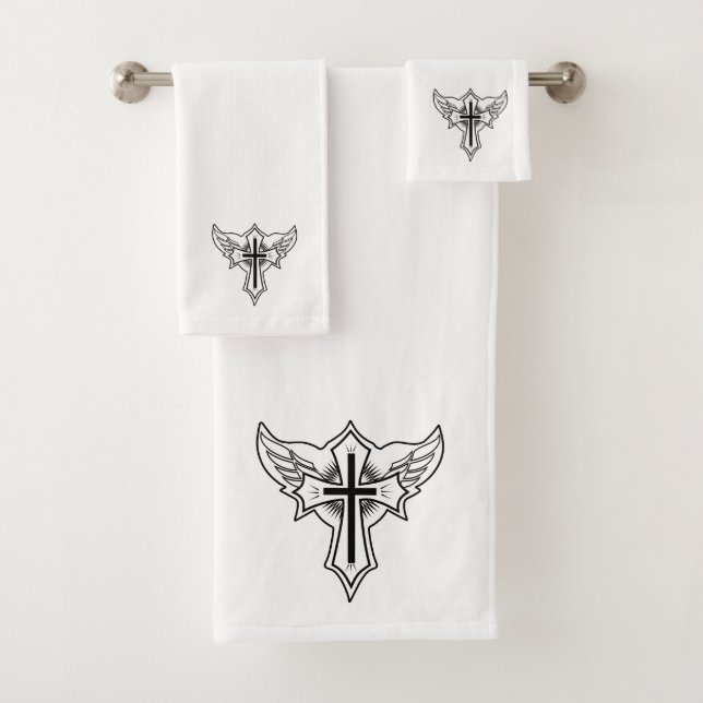 Conjunto De Toalhas Cruz cristã (Insitu)