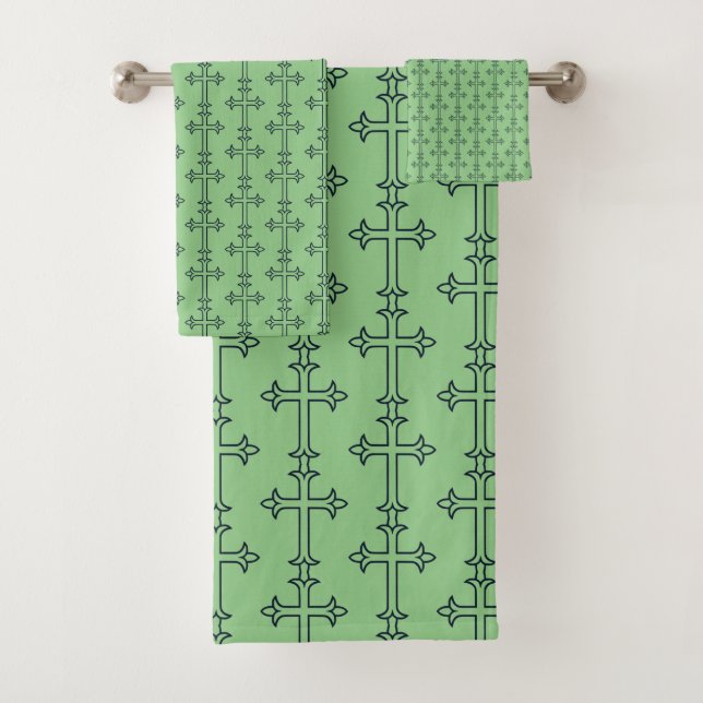 Conjunto De Toalhas Cruz cristã típica (Insitu)