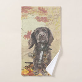 Conjunto De Toalhas Cupão de chocolate spaniel