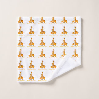 Conjunto De Toalhas Cute Giraffe - Bathroom Towel Set