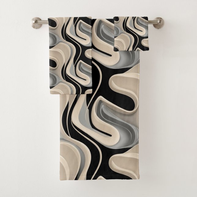 Conjunto De Toalhas Cute minimalist tiled pattern  (Insitu)