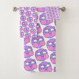 Conjunto de toalhas da face Emote