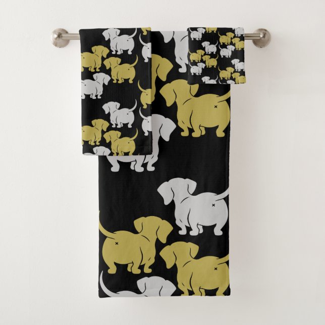 Conjunto De Toalhas Dachshund German Dog Gifts (Insitu)