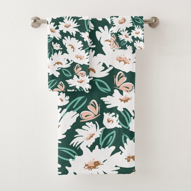 Conjunto De Toalhas Daisy Daze Pattern (Insitu)