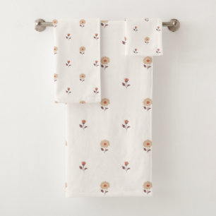 Conjunto De Toalhas Daisy Dreams Quente Neutral