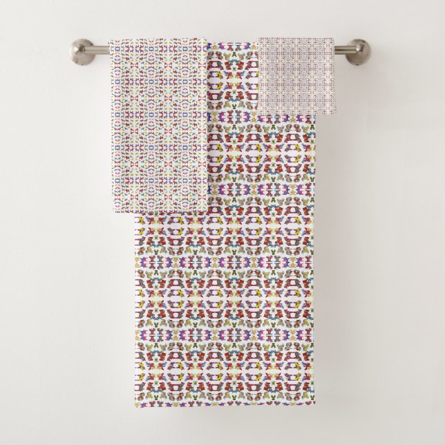 Conjunto De Toalhas Dala Horses Bath Towel Set (Insitu)
