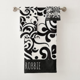 Conjunto De Toalhas Damasco Africano