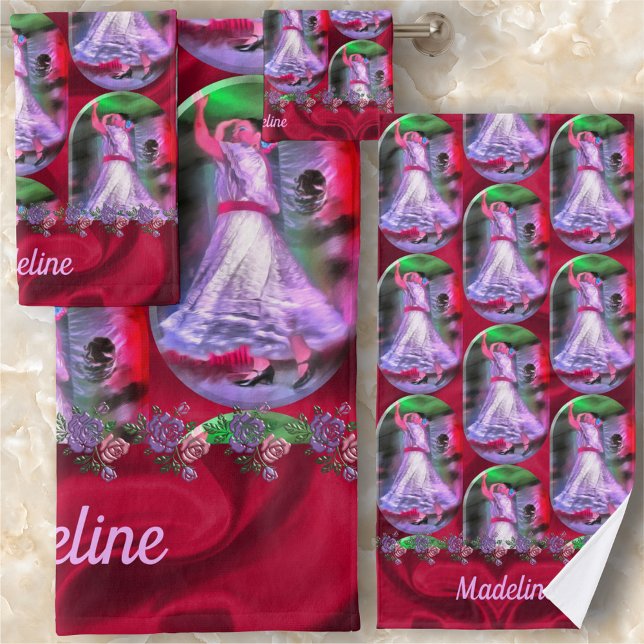 Conjunto De Toalhas Dançarina mexicana 0175 (Criador carregado)