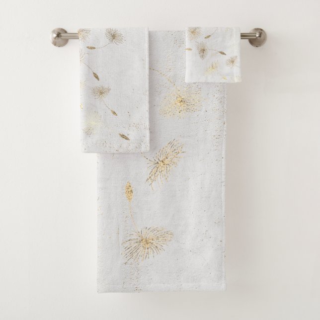 Conjunto De Toalhas Dandeliões voadores (Insitu)
