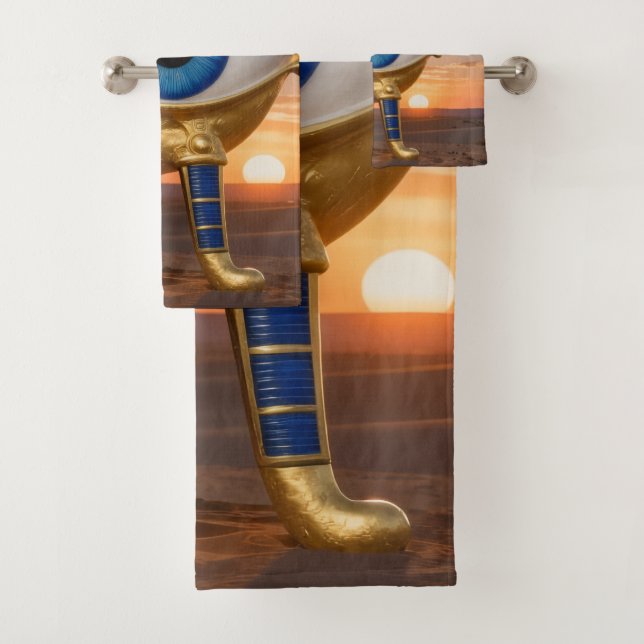 Conjunto De Toalhas Das Ägyptische Auge´3 (Insitu)