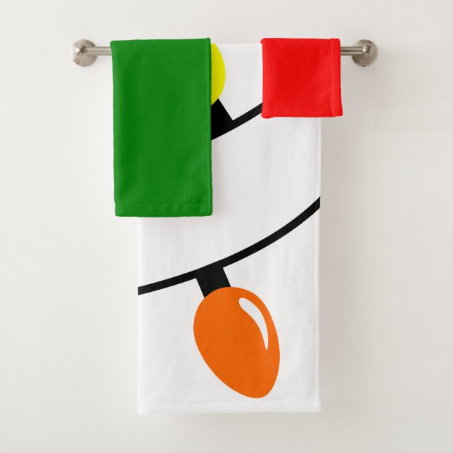 Conjunto de toalhas das luzes inclinadas (Insitu)