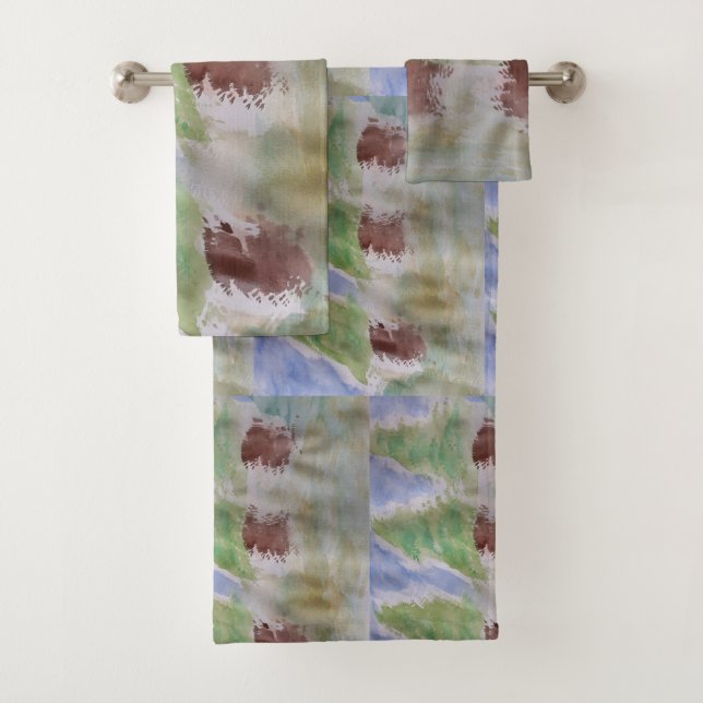Conjunto de toalhas de árvores abstrato Fir (Insitu)