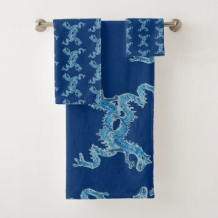 Conjunto de Toalhas de Bandeja CC do Dragão Azul C