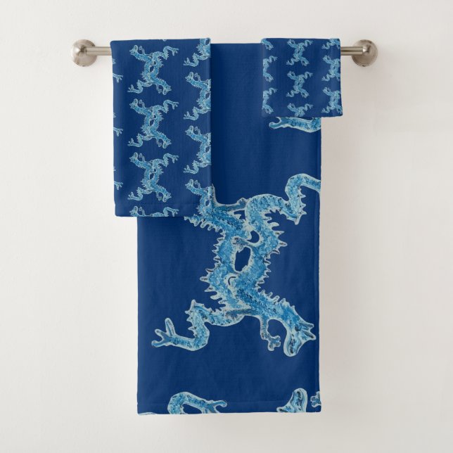 Conjunto de Toalhas de Bandeja CC do Dragão Azul C (Insitu)
