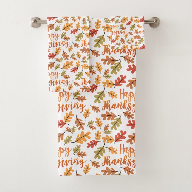 Conjunto de Toalhas de Bandeja de Ação de Graças (Insitu)