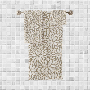 Conjunto de Toalhas de Bandeja do Floral Bloom Wat