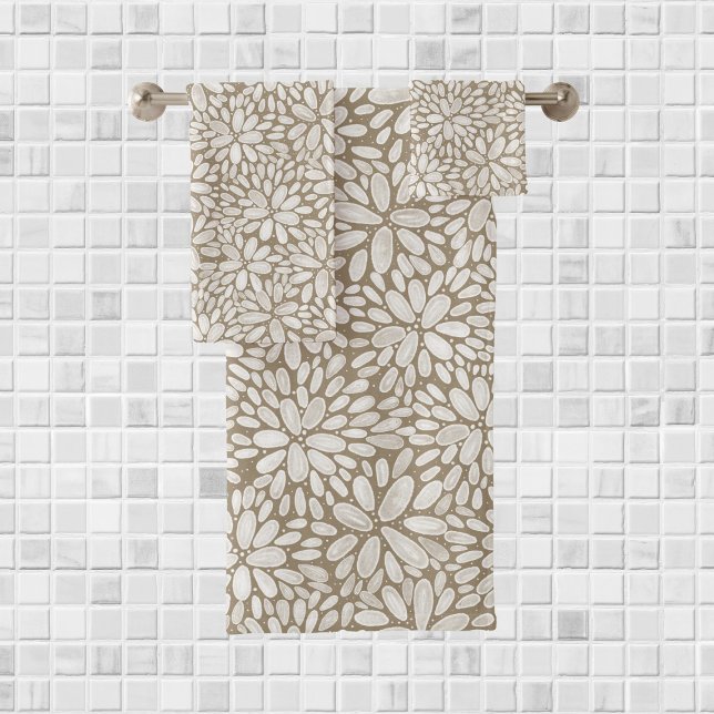 Conjunto de Toalhas de Bandeja do Floral Bloom Wat (Criador carregado)