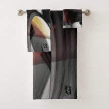 Conjunto de Toalhas de Banheiro Decoração de Inter