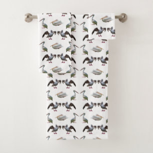 Conjunto de Toalhas de Banheiro Pelican Frenzy