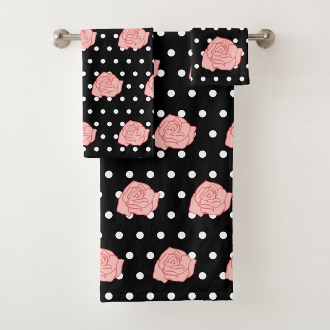 Conjunto de Toalhas de Banheiro Rosa Pink Presente (Insitu)