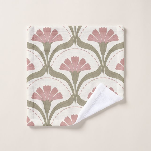 Conjunto de Toalhas de Banheiro Sage e Rose (Pano de lavar)