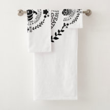 Conjunto de Toalhas de Banheiro Vibrações de Outon