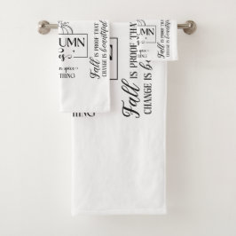 Conjunto de Toalhas de Banheiro Vibrações de Outon