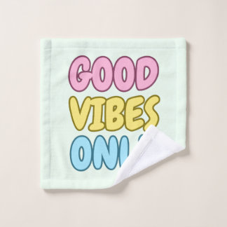 Conjunto de Toalhas de Banheiro Vibrações Positiva