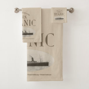 Conjunto de toalhas de banheiros de Sepia com navi