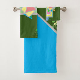 Conjunto de toalhas de banho