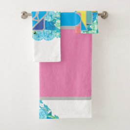 Conjunto de toalhas de banho