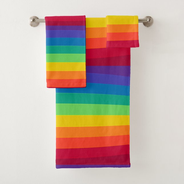 Conjunto de Toalhas de Banho Arco-íris (Insitu)