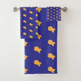 Conjunto de Toalhas de Banho Azul Bebê Kids Repeat