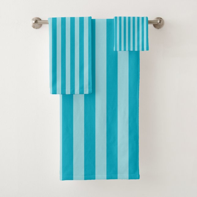 Conjunto de Toalhas de Banho Azul Verde, Azul Turq (Insitu)