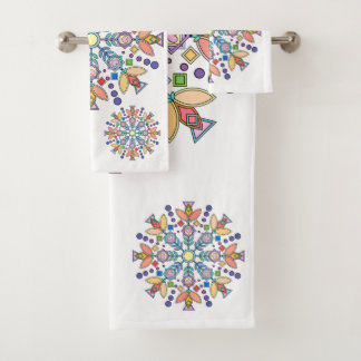 Conjunto de toalhas de banho Blossom Geometria™
