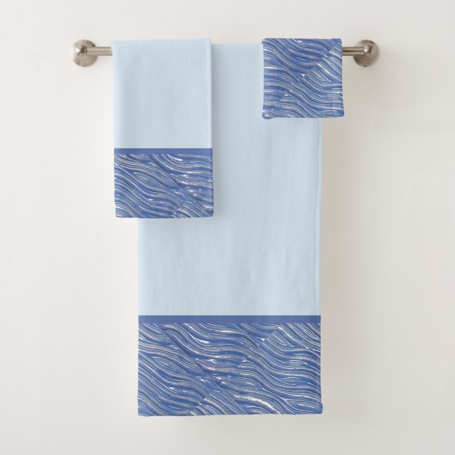 Conjunto de toalhas de banho com acabamento em pad (Insitu)