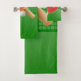 Conjunto de toalhas de banho com design de tênis d