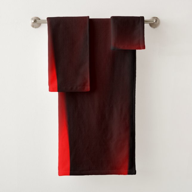 Conjunto de Toalhas de Banho Cranberry e Luzes Pre (Insitu)