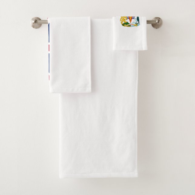 Conjunto de Toalhas de Banho da Bandeira do Territ (Insitu)