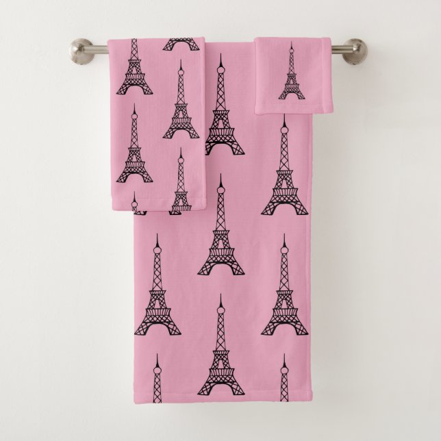 Conjunto de Toalhas de Banho da Torre Eiffel de Pa (Insitu)