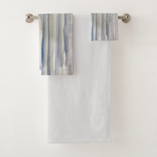 Conjunto de Toalhas de Banho de Banho de Stripe de