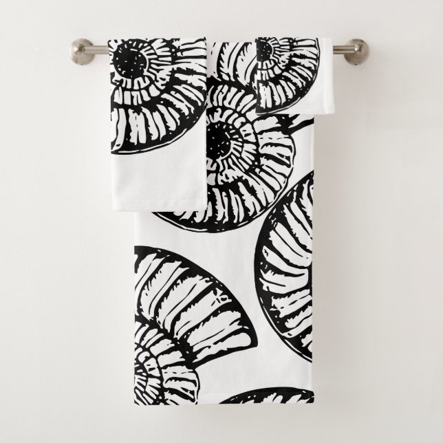 Conjunto de Toalhas de Banho de Conchas Marinhas P (Insitu)